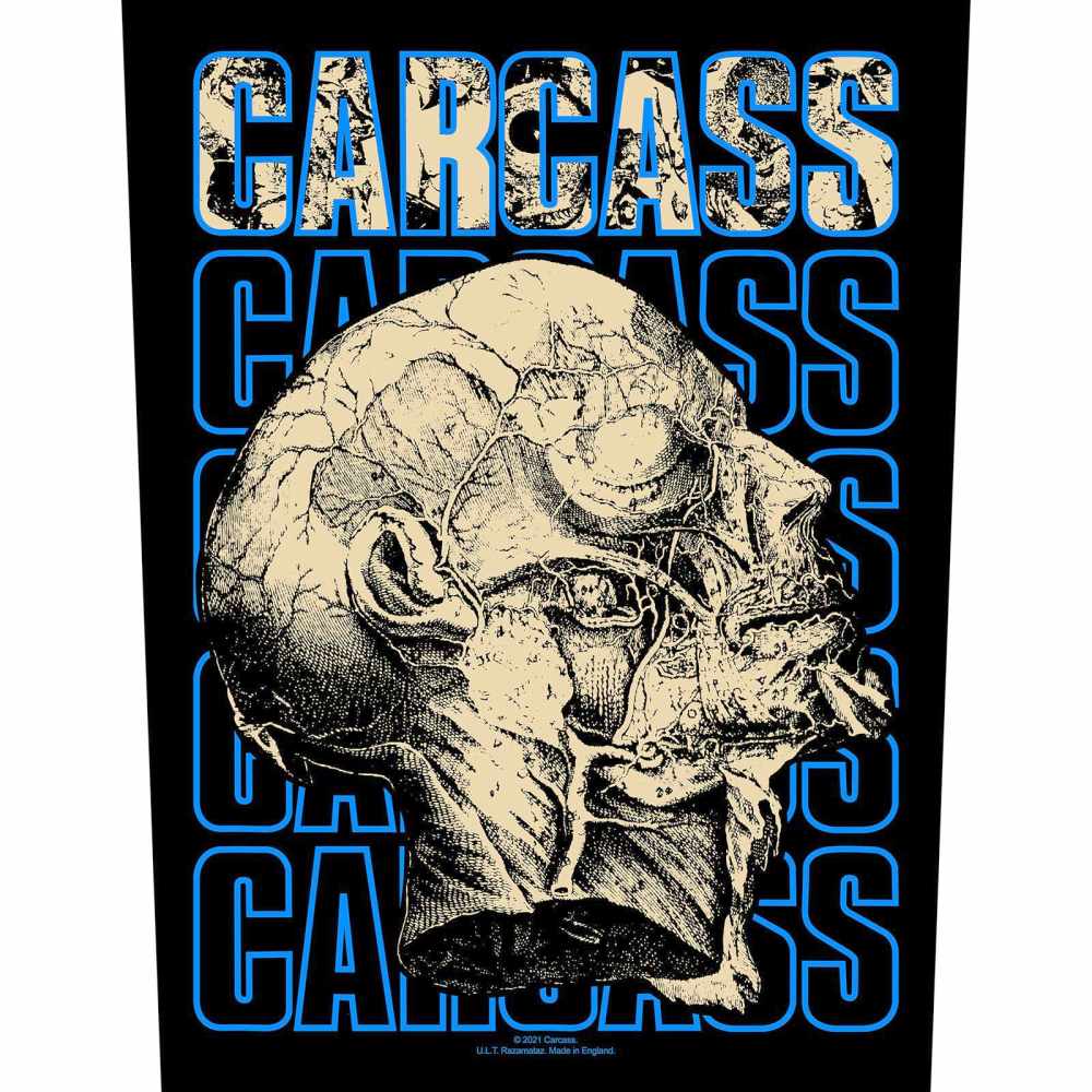 Carcass - Necro Head Back patch - Black
